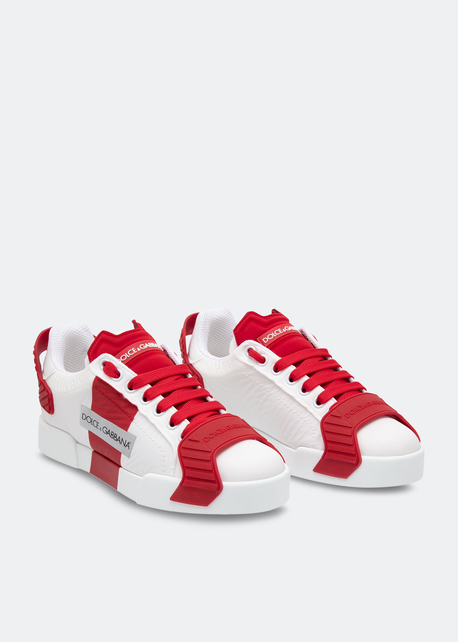 

Colour-block sneakers, Red