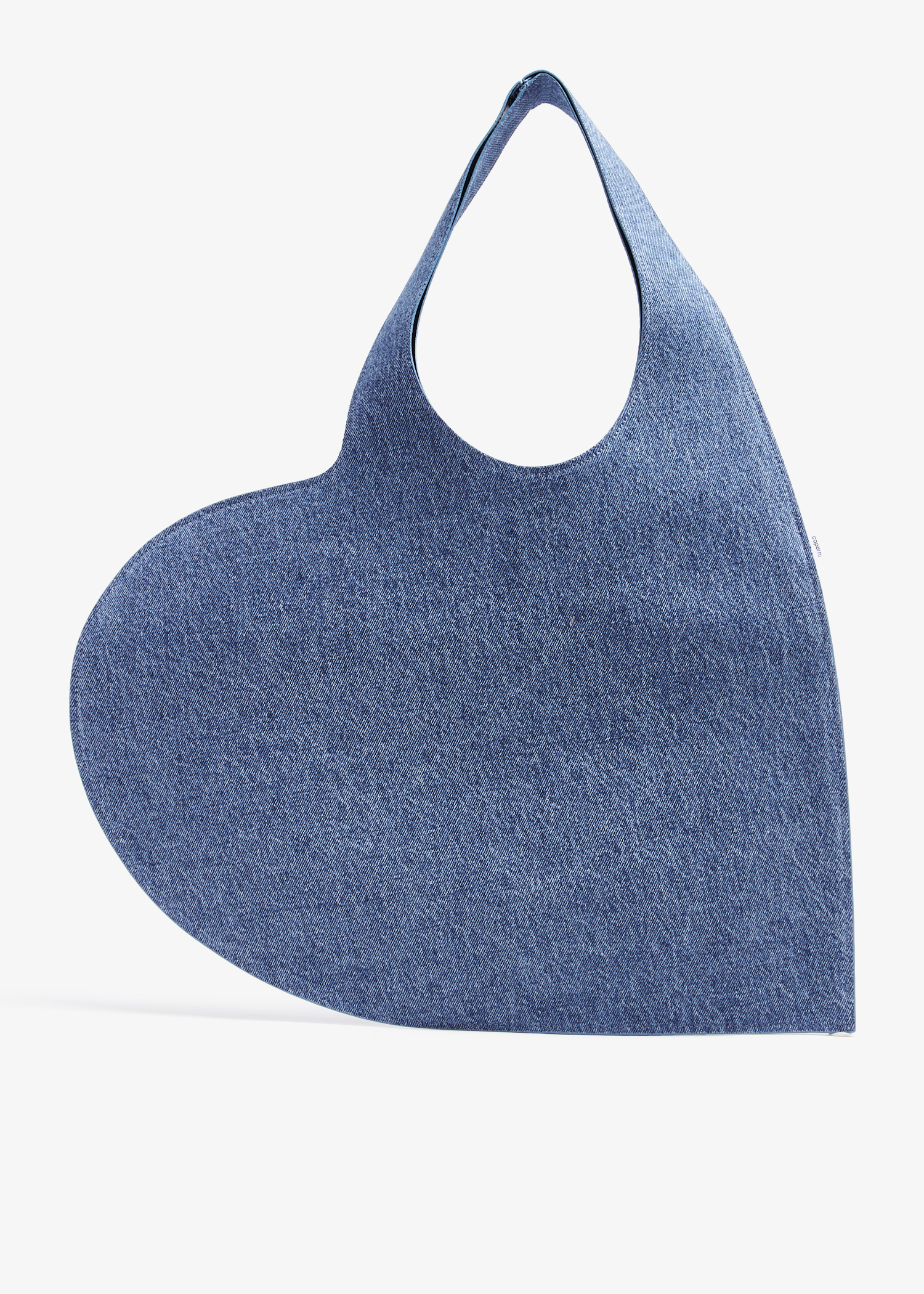 

Heart tote bag, Blue