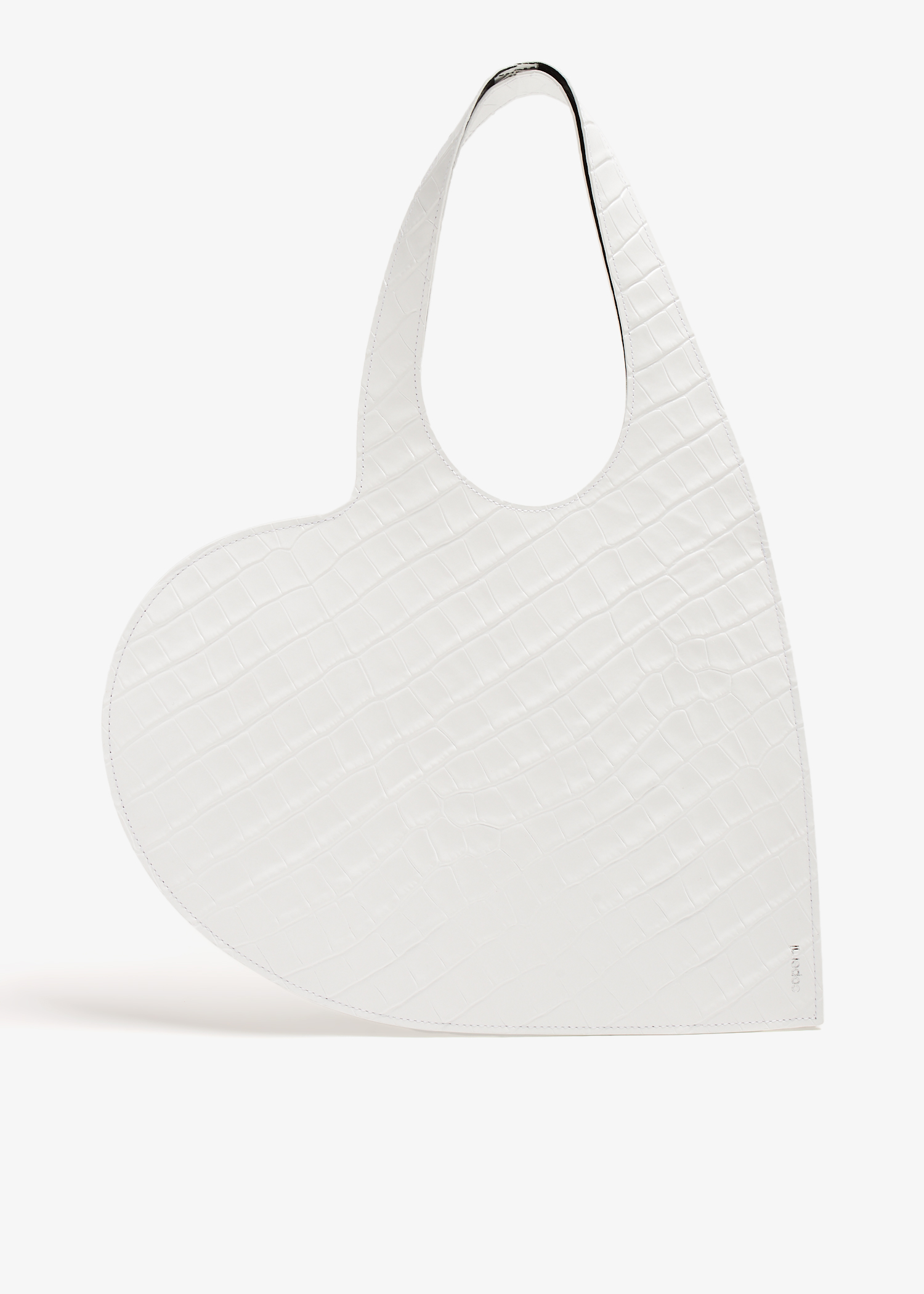 

Mini Heart tote bag, White