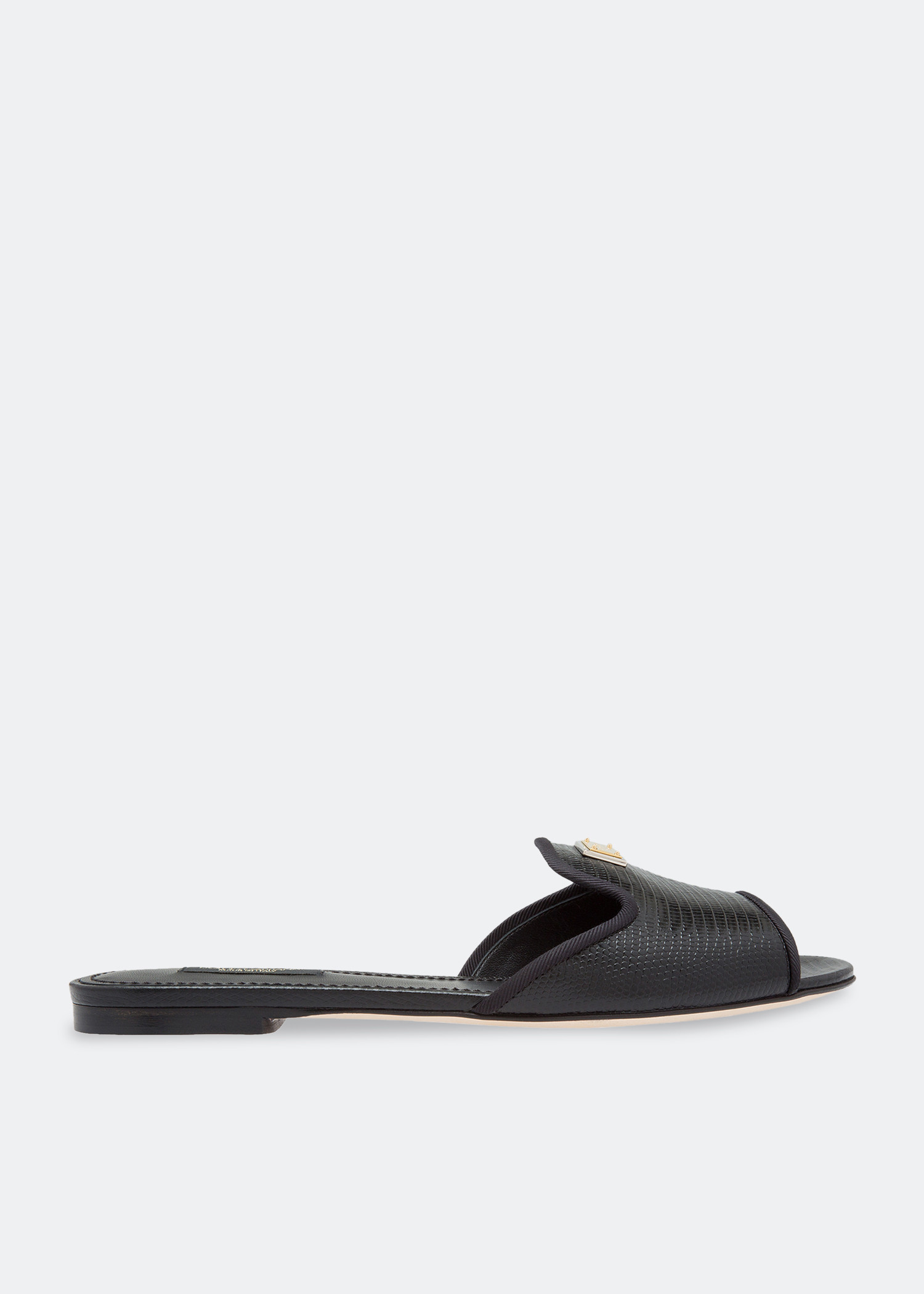 

Leather mules, Black