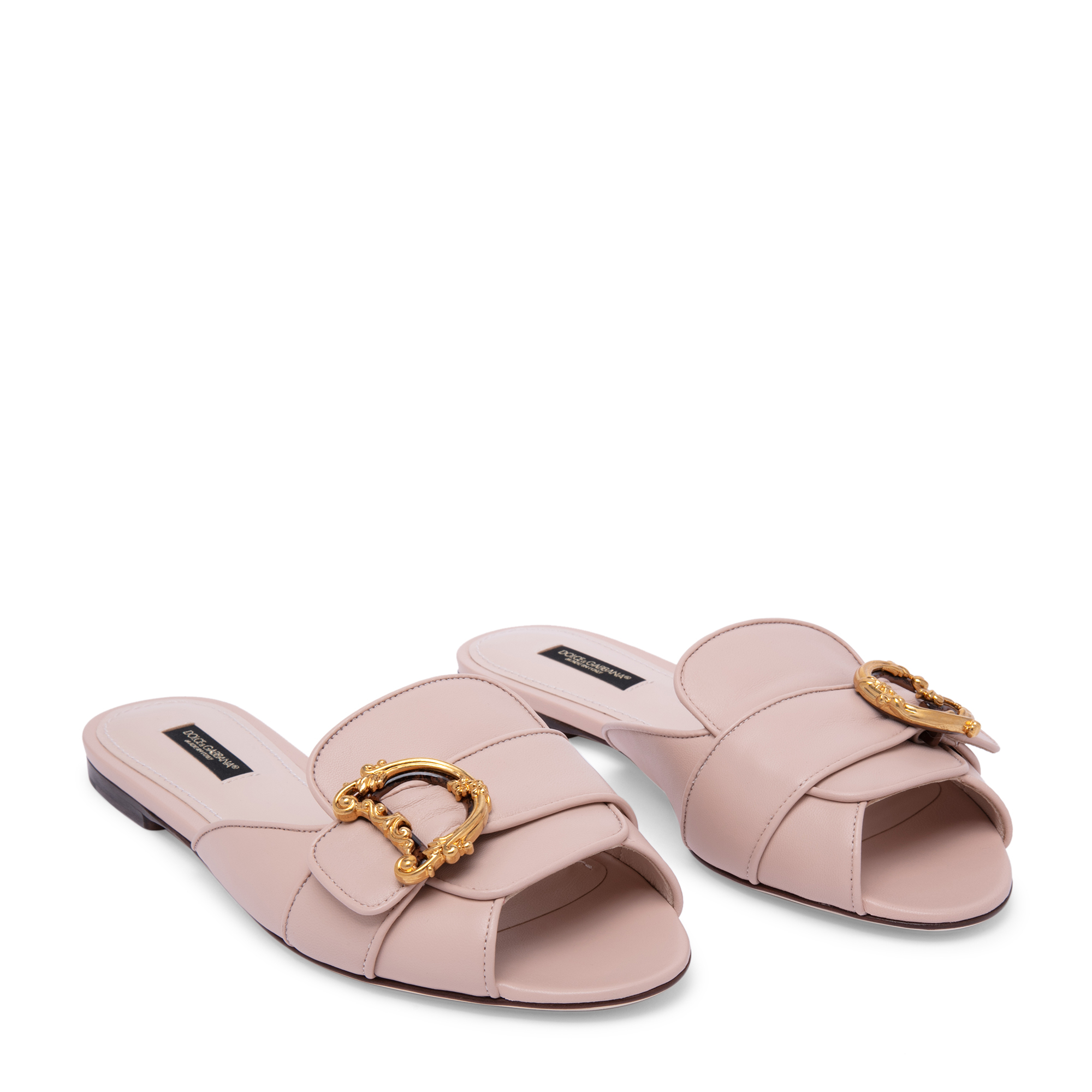 

Baroque DG sandals, Pink