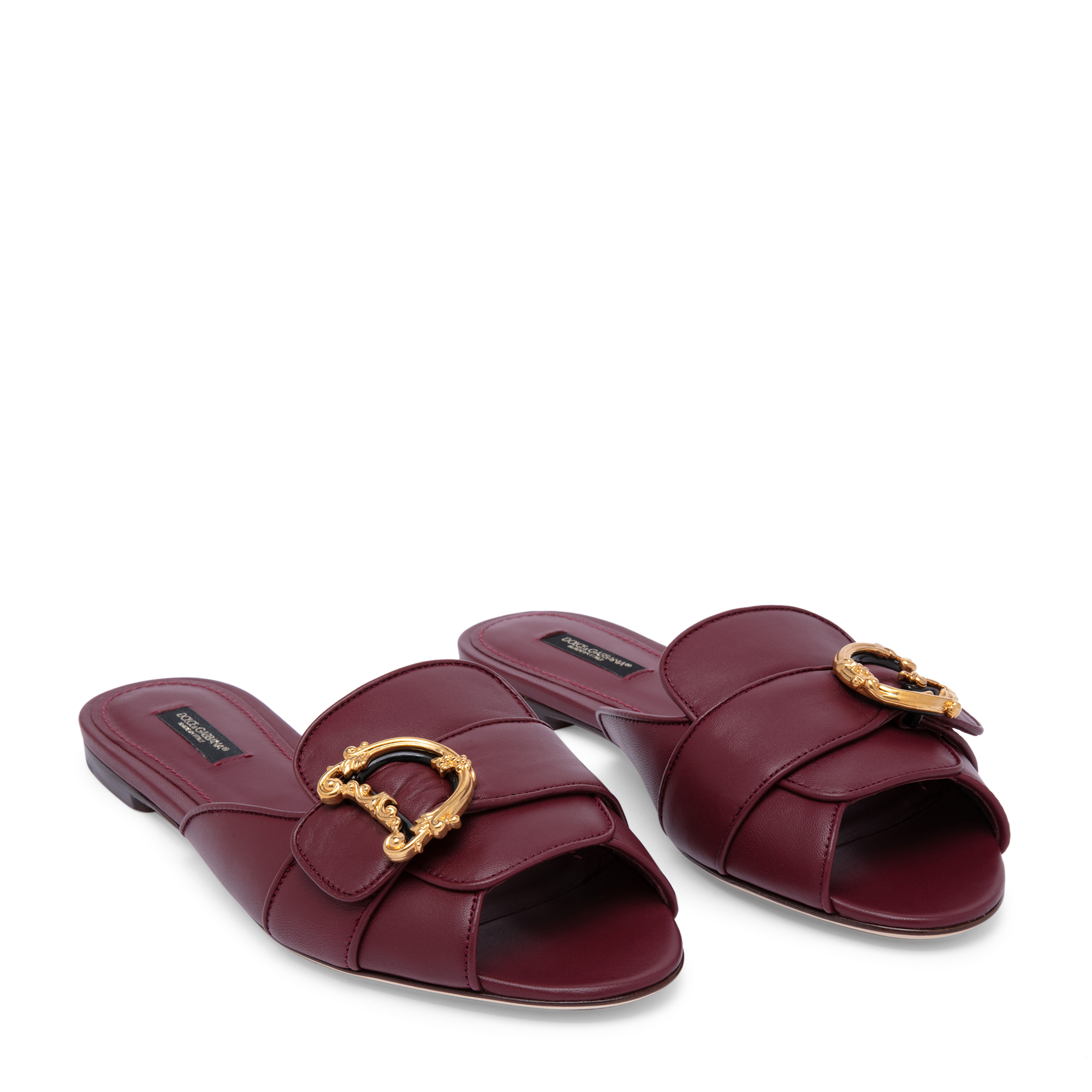 

DG Baroque DG sandals, Burgundy