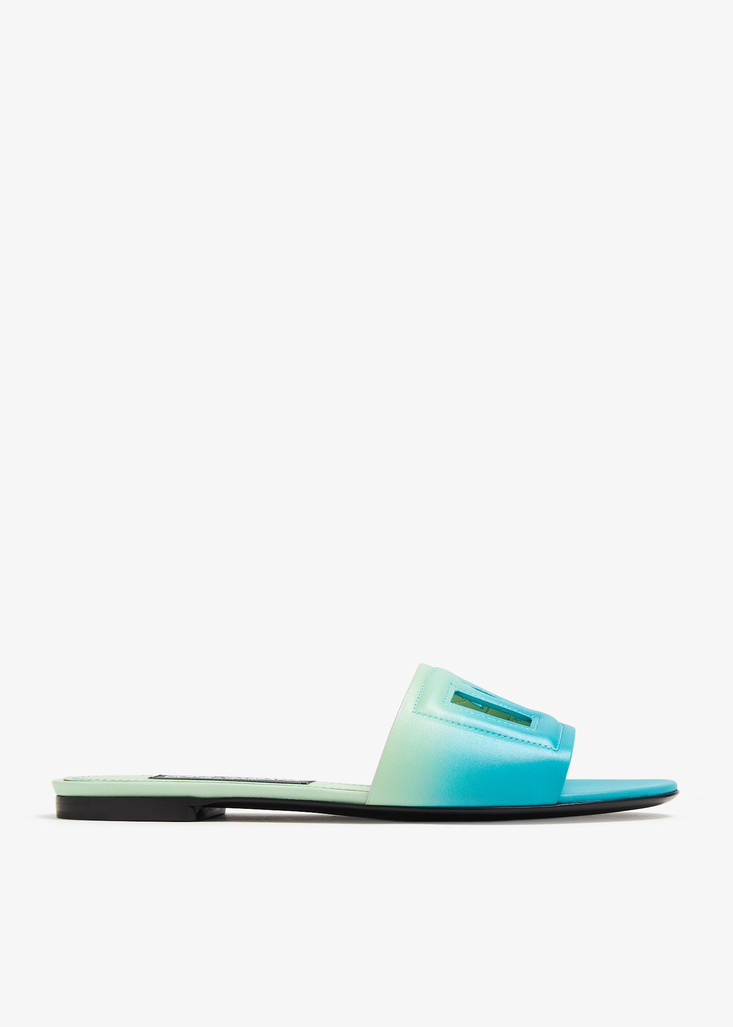 

DG logo flat sandals, Blue