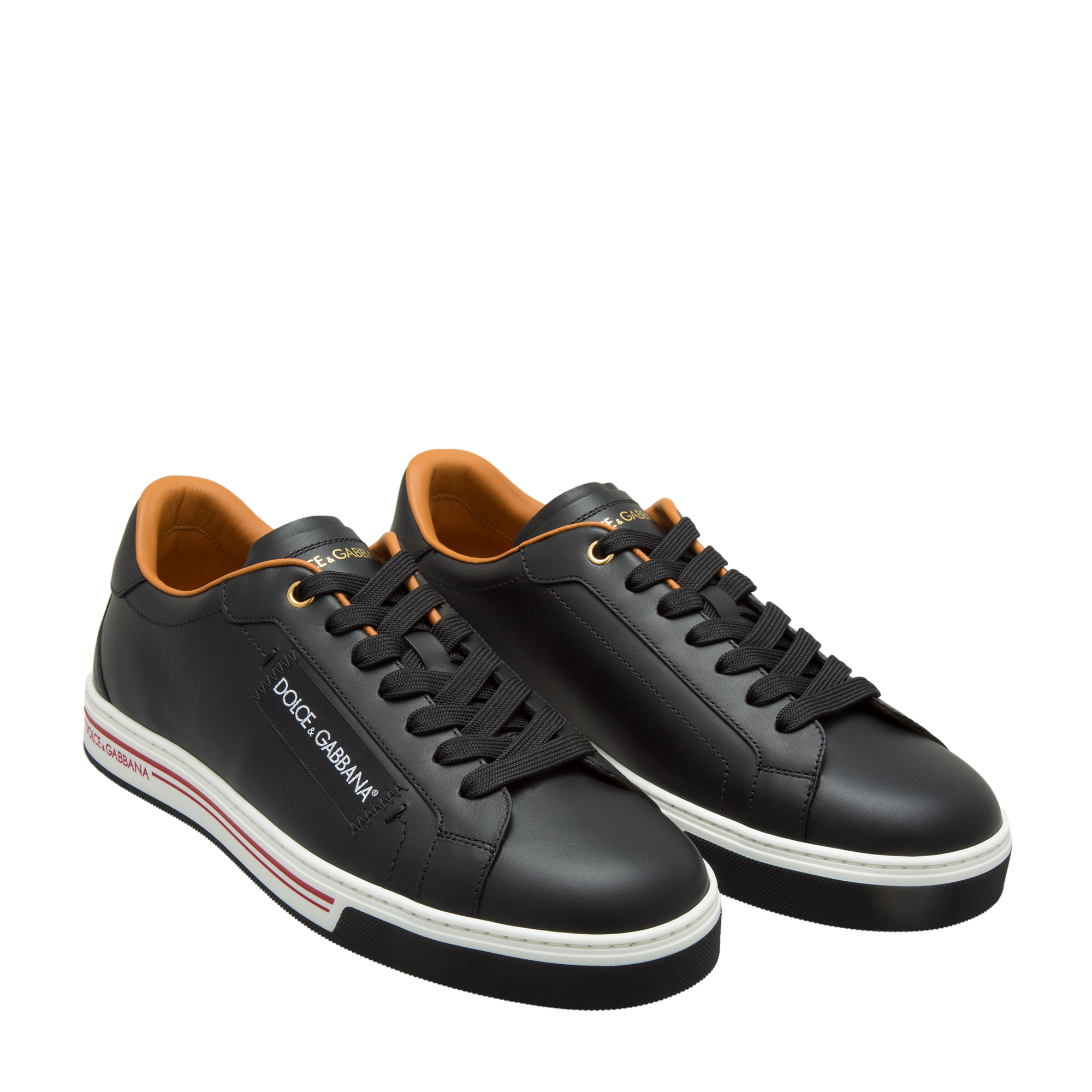 

Leather sneakers, Black