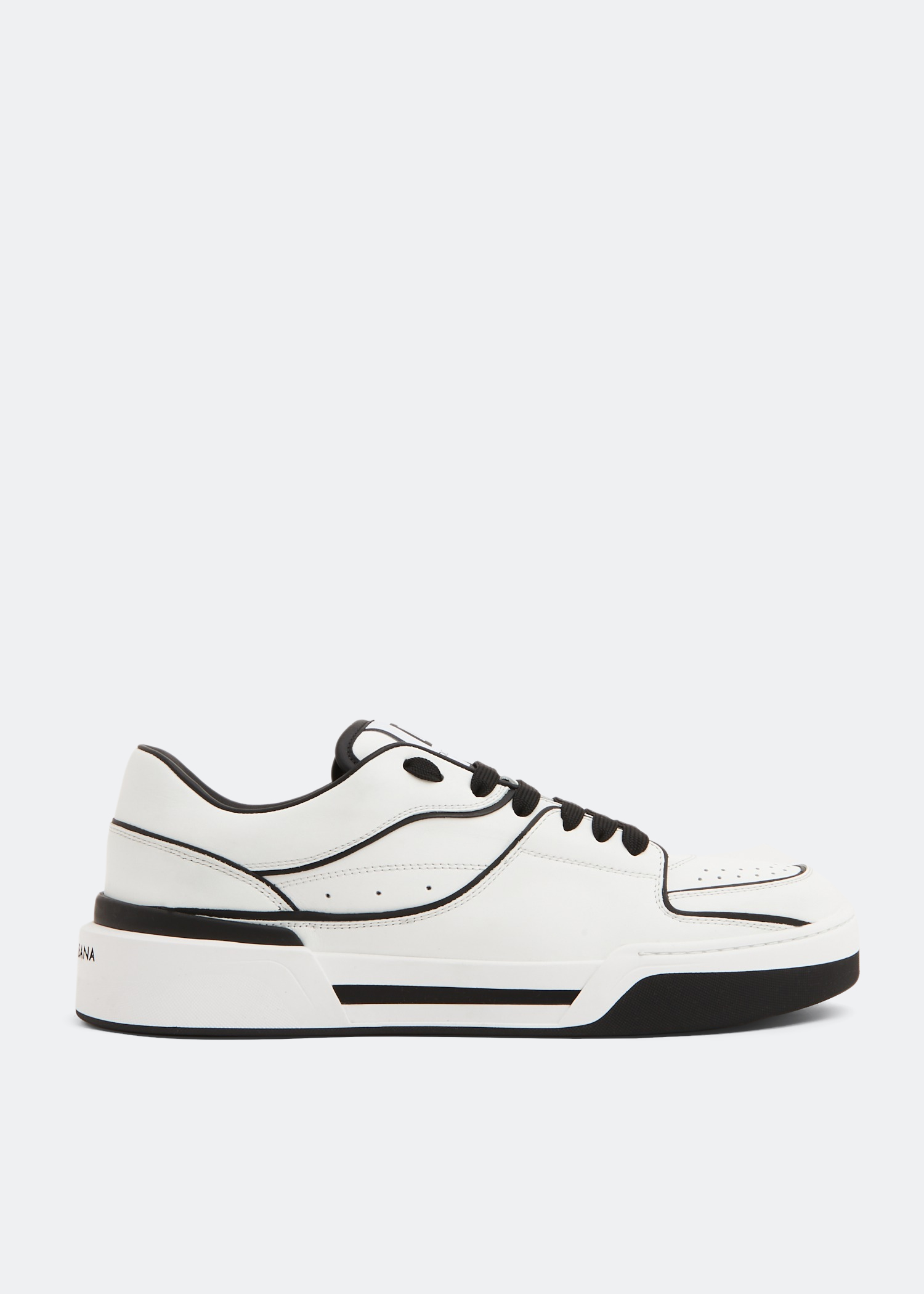 

Calfskin nappa New Roma sneakers, White