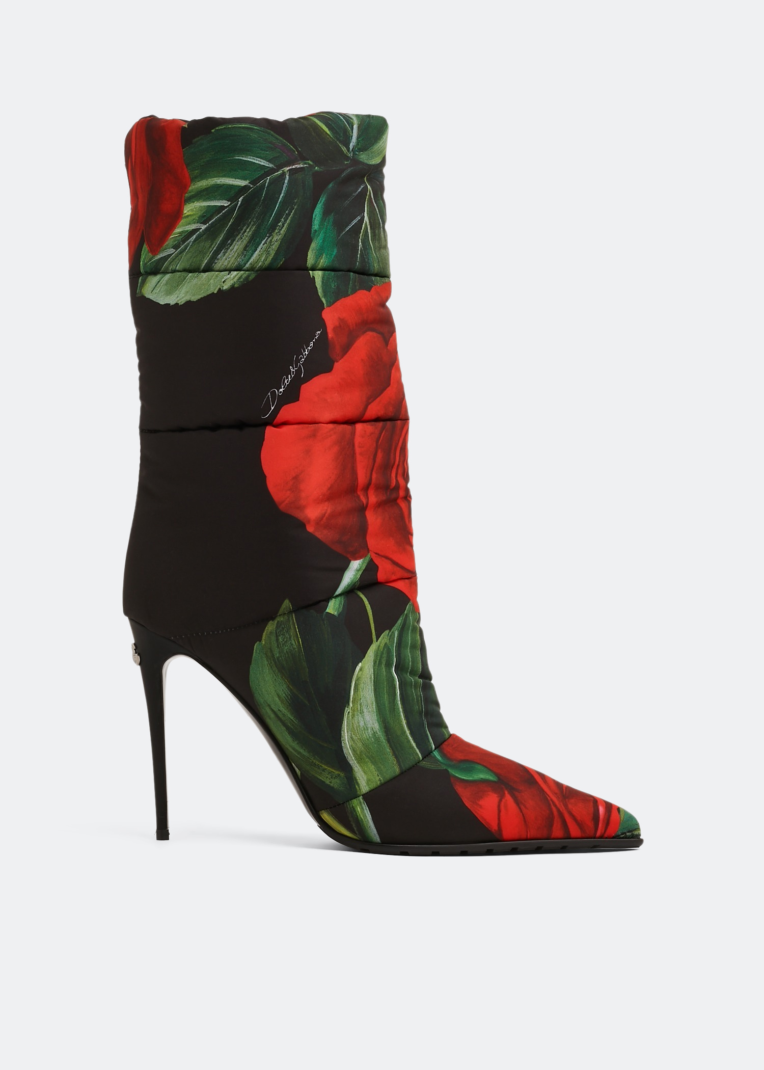 

Rose print boots, Prints