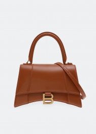 balenciaga hourglass bag brown