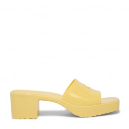 yellow gucci mules