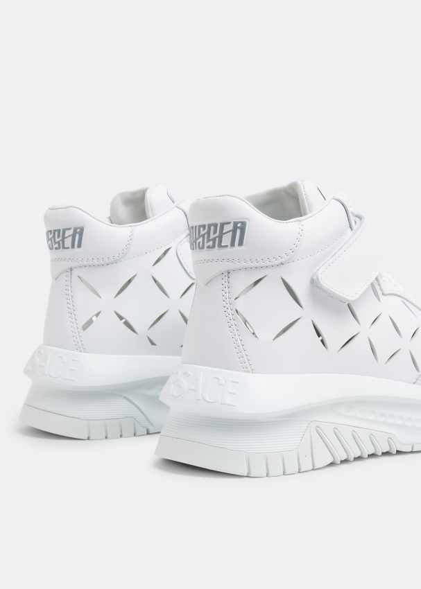 Versace Slashed Odissea sneakers for Men - White in UAE | Level Shoes