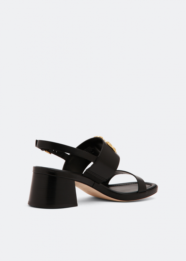 Tory Burch Eleanor heel sandals for Women - Black in UAE | Level Shoes