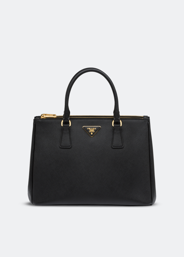 Prada Galleria medium leather bag for Women - Black in UAE | Level Shoes