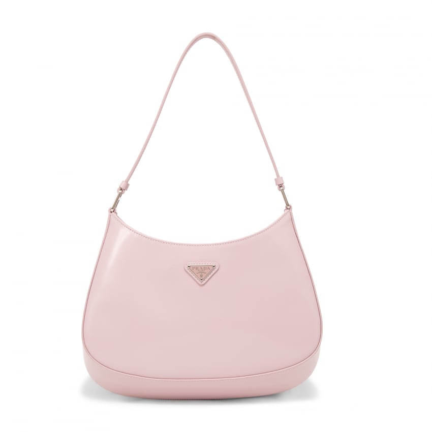Prada Cleo leather shoulder bag for Women - Pink in UAE | Level Shoes