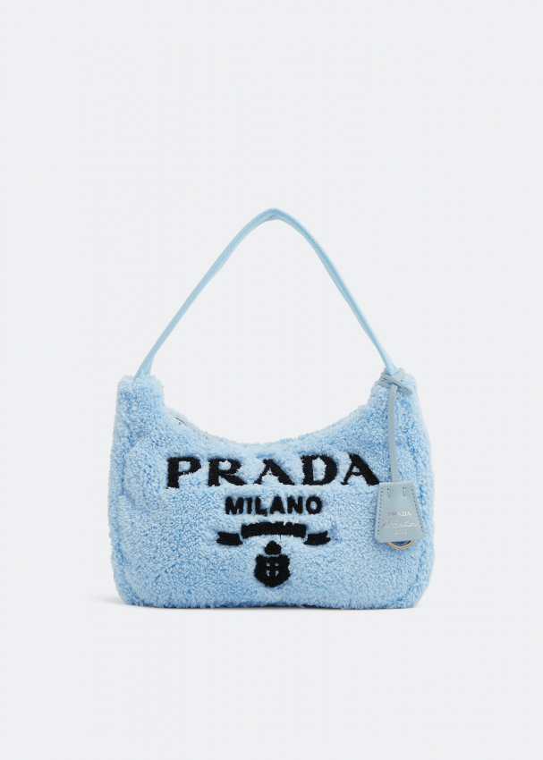 Prada Re-Edition 2000 terry mini-bag for Women - Blue in UAE | Level Shoes