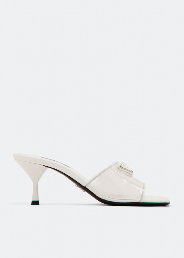 Prada Plexiglas mules for Women - White in UAE | Level Shoes