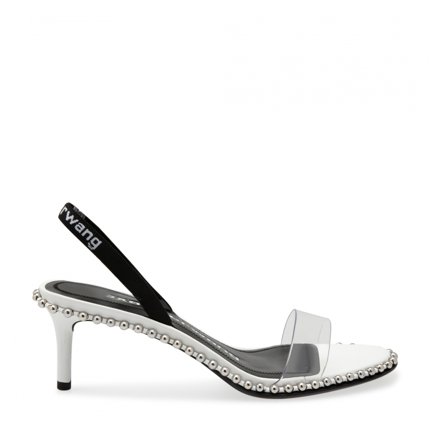 alexander wang nova sandals white