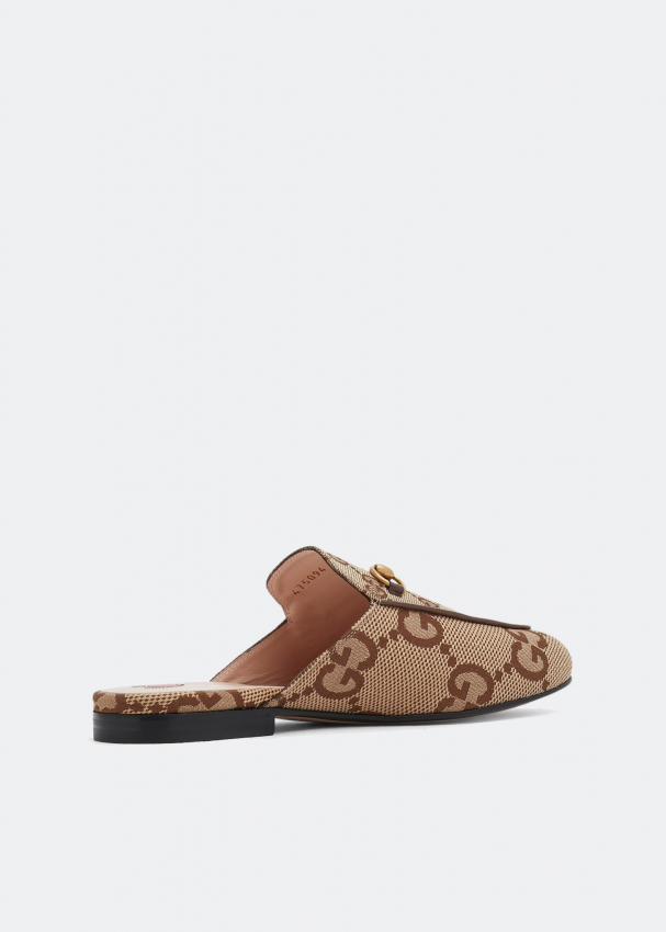 Gucci Princetown jumbo GG slippers for Women - Brown in UAE | Level Shoes