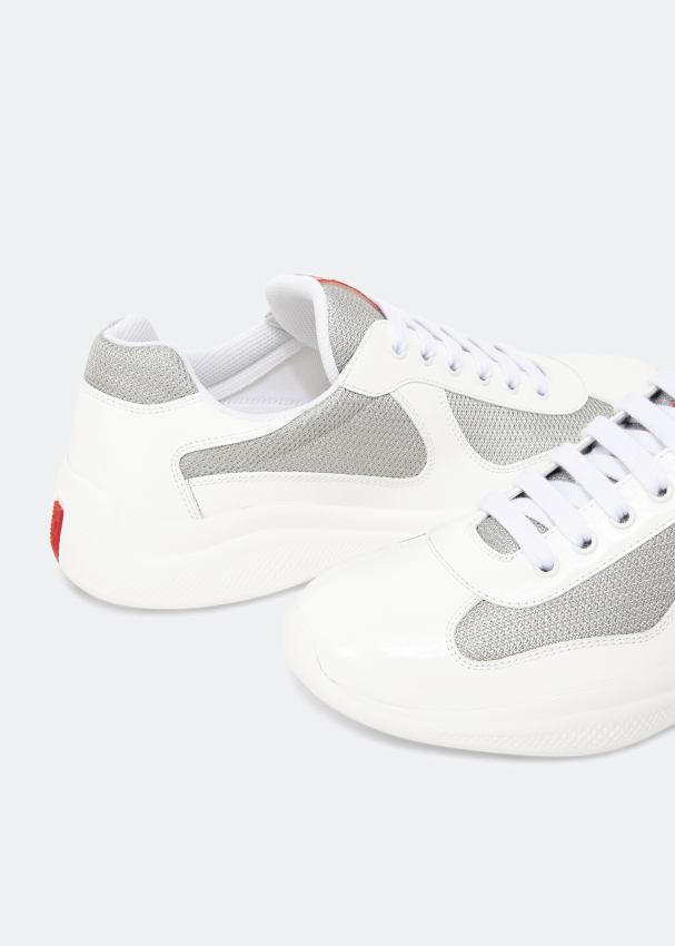 Prada America's Cup sneakers for Men - White in UAE | Level Shoes