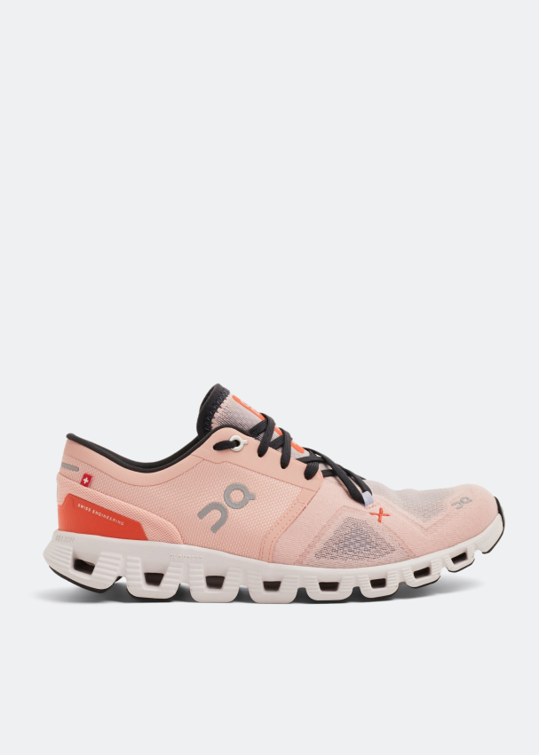 On Cloud X sneakers for Women - Pink in UAE | Level Shoes