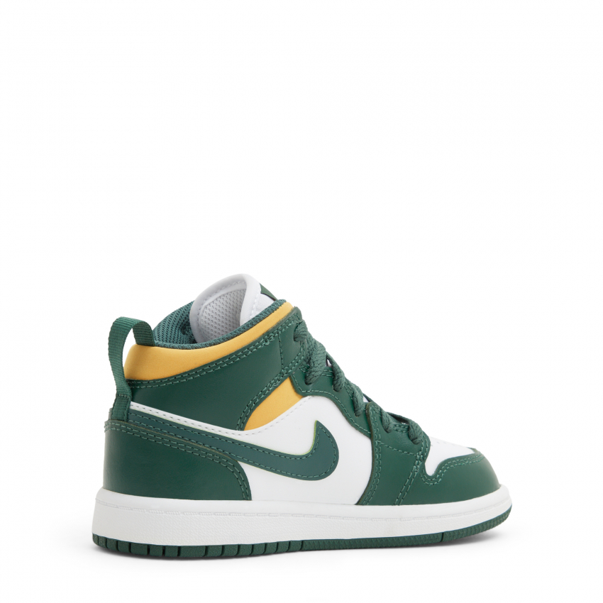 jordan 1 mid green yellow