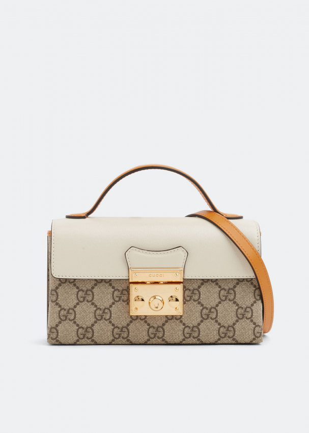 gucci padlock mini bag white