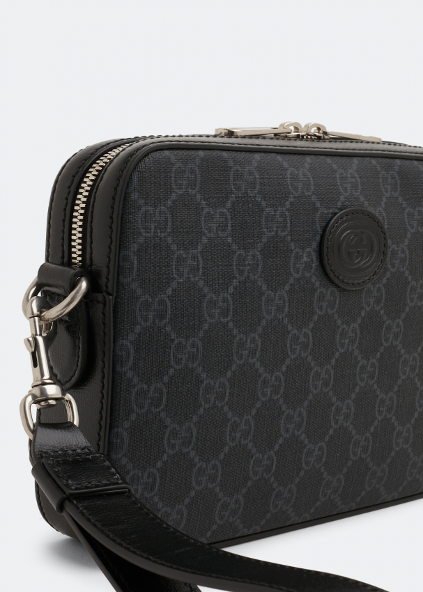 Gucci Interlocking G shoulder bag for Men - Black in UAE | Level Shoes