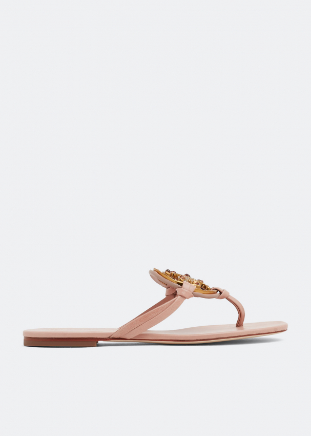 Tory Burch Miller jewelled sandals for Women - Pink in UAE | Level Shoes