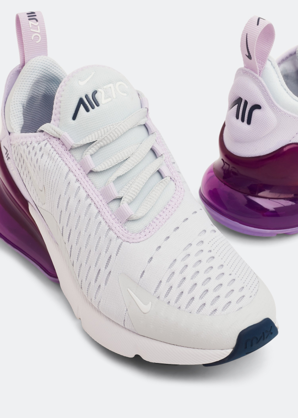 Nike women's air on sale max 270 shoes plum/white