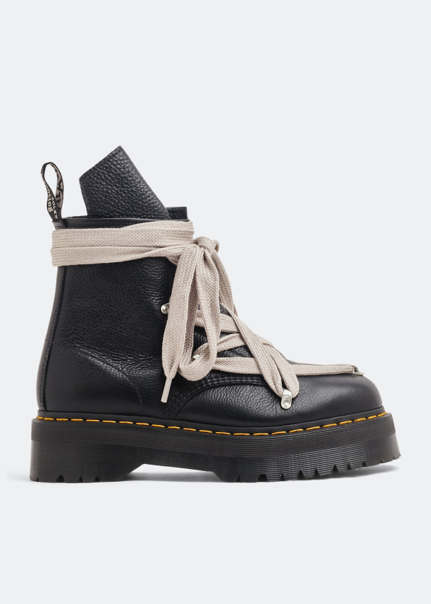 Rick Owens x Dr. Martens Quad Sole Pentagram jumbo lace boots for Men ...