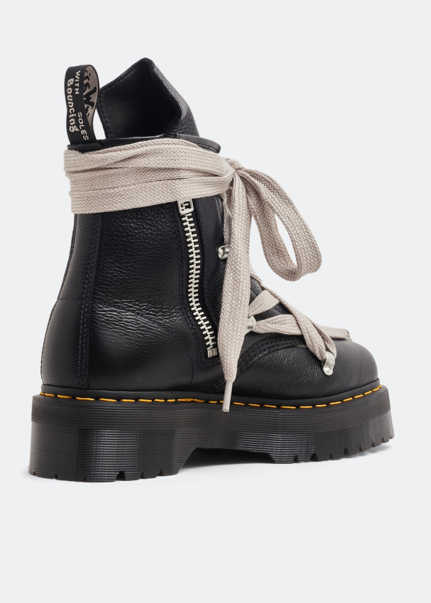 Rick Owens x Dr. Martens Quad Sole Pentagram jumbo lace boots for Men ...