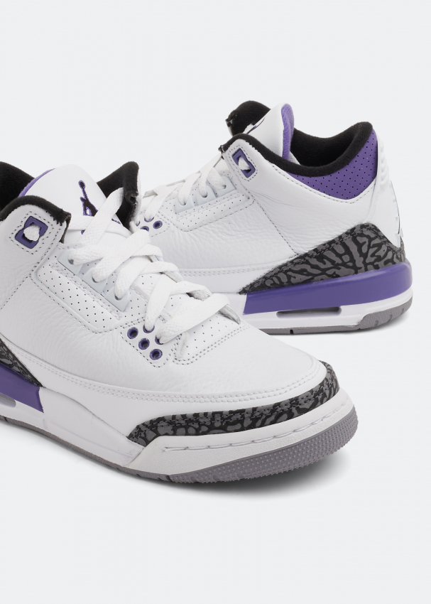 Nike Air Jordan 3 Retro 'Dark Iris' sneakers for Unisex - Purple in UAE ...