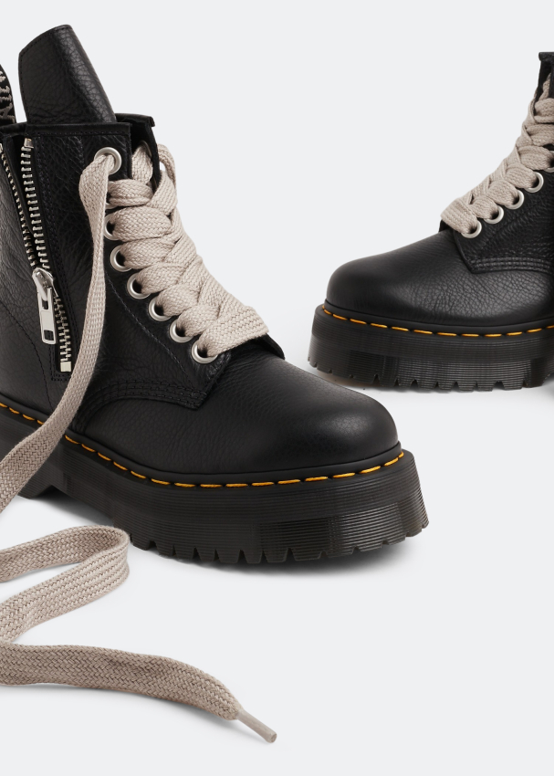 Rick Owens x Dr. Martens 1460 Quad Sole jumbo lace boots for Women ...
