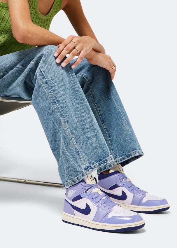 Nike Air Jordan 1 Mid SE sneakers for Women - Purple in UAE