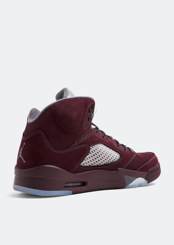 Burgundy jordan outlet sneakers