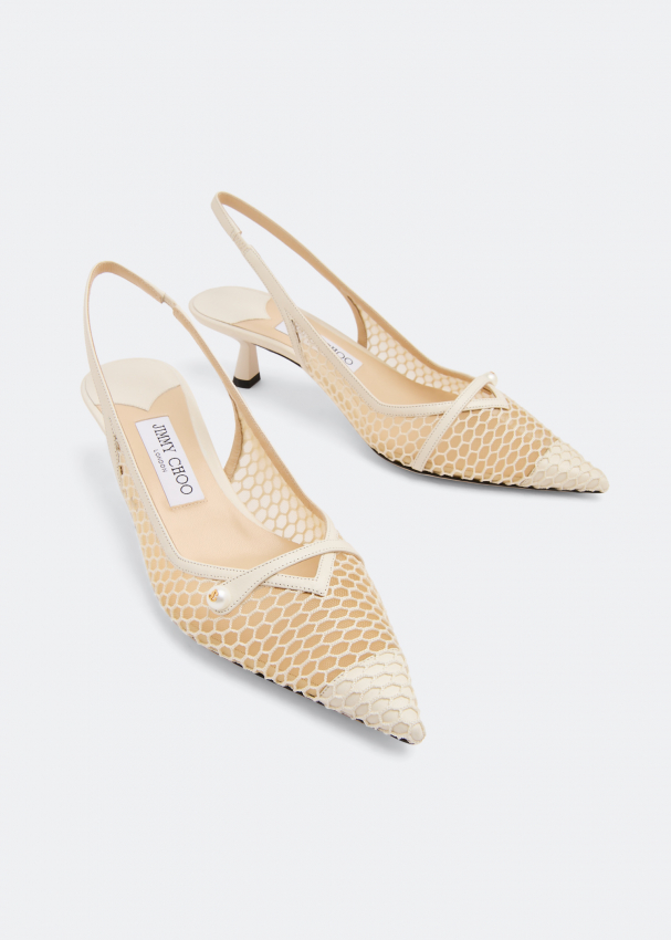 Jimmy Choo Amita 45 pumps for Women - White in UAE | Level Shoes