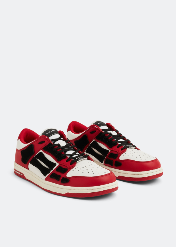 Amiri Skel Low Top Sneakers For Men Red In Uae Level Shoes