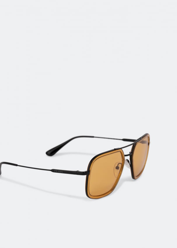 Prada Game sunglasses for Men - Brown in UAE | Level Shoes