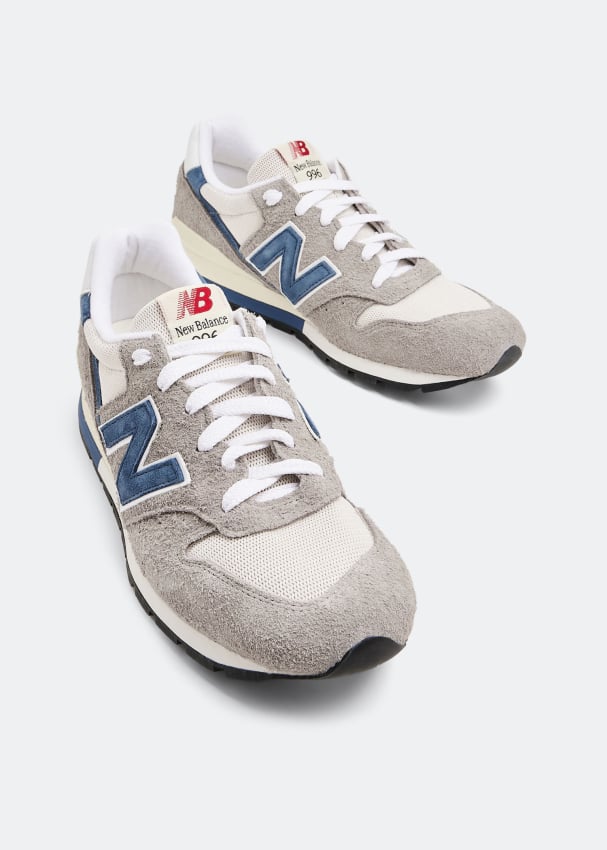 New balance 996 suede and mesh sneakers on sale