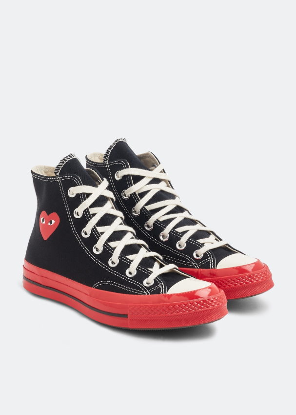 Comme des Garçons PLAY X Converse sneakers for Women - Black in UAE ...