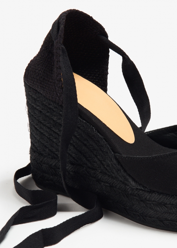 Castaner Carina wedge espadrilles for Women Black in KSA Level Shoes