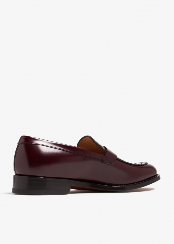 Ferragamo Canada loafers for Men Burgundy in KSA Level Shoes