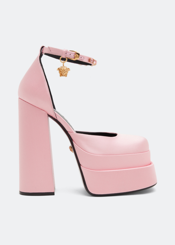 Versace Medusa Aevitas platform pumps for Women - Pink in UAE | Level Shoes