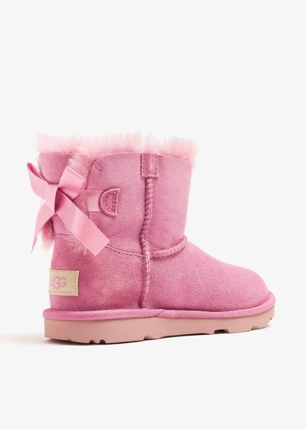 Mini uggs with bow hotsell