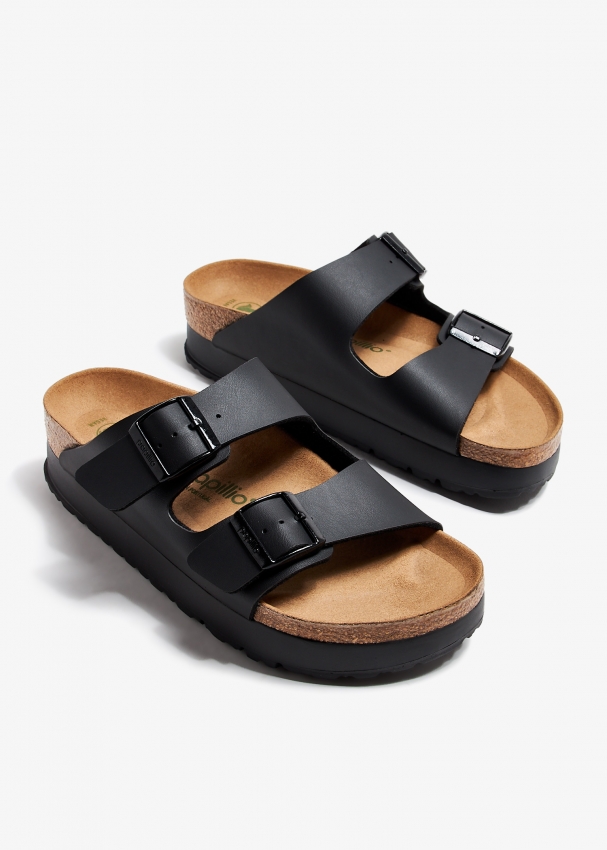 Narrow platform sandals on sale