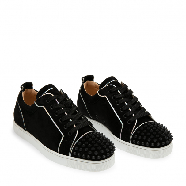 Louis Junior Spikes Orlato Sneakers in Black - Christian Louboutin