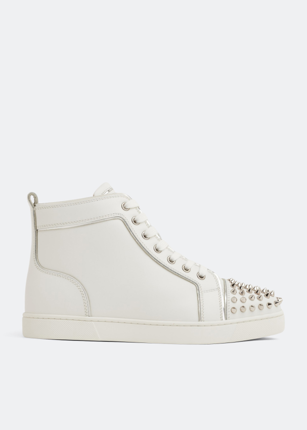 Louboutin calf spikes on sale white