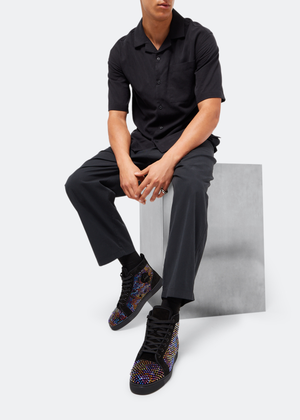 Christian Louboutin Louis Strass sneakers for Men - Black in KSA