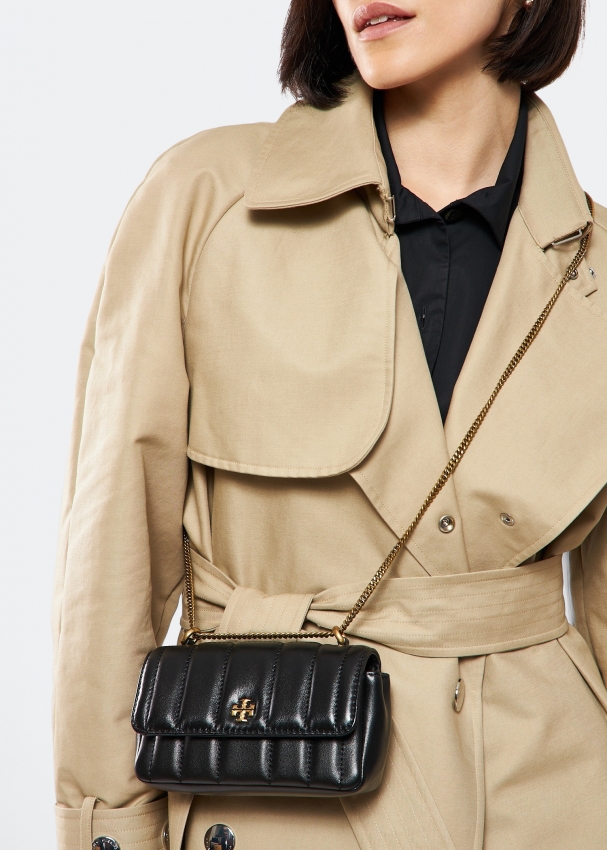 Tory Burch Women's Mini Kira Leather Flap Bag