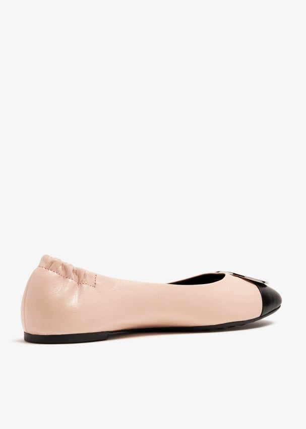 Tory Burch Claire Cap-toe ballet flats for Women - Pink in UAE | Level ...