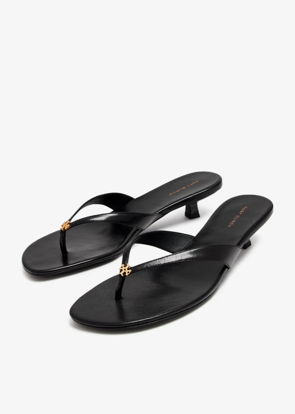 Tory Burch Capri low heel sandals for Women Black in Bahrain Level Shoes