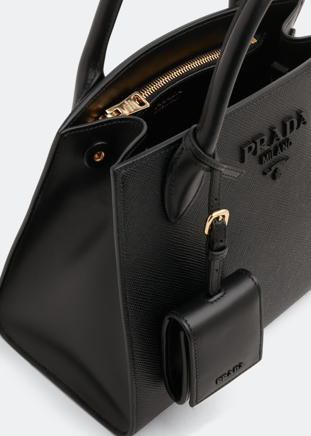 PRADA Women's Bag/Purse Leather in Black | Second Hand